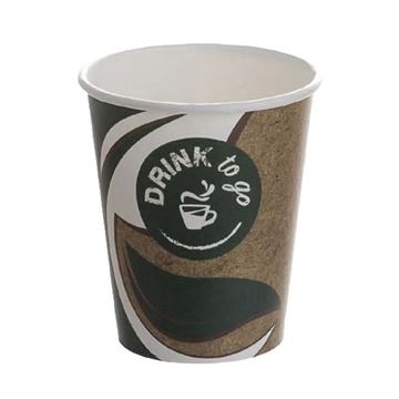 Vasos Papel Kraft Bebida Caliente 6oZ - 30x100 Uds (3.000 Uds) - V060CVC-0