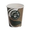 Vasos Papel Kraft Bebida Caliente 6oZ - 30x100 Uds (3.000 Uds) - V060CVC-0