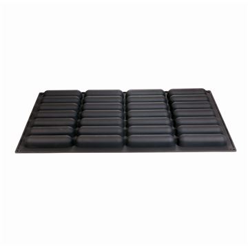 Molde Silicona 28 Eclairs - 130x30x28Mm 2Uds - 30SIL02N-0