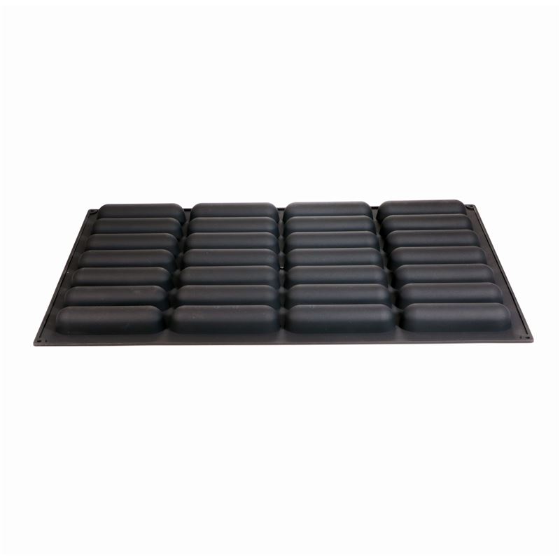 Molde Silicona 28 Eclairs - 130x30x28Mm - 30SIL02N-0