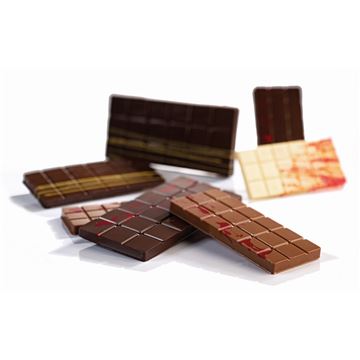 Molde Plastico Tableta Chocolate 150x70Mm - 5Uds - 20TC004-1