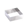 Molde Cuadrado Acero Inox - 202x202x40Mm - 5H4X20-0