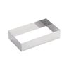 Molde Rectangular Acero Inox - 26x16x4Cm - 11H4L26-0