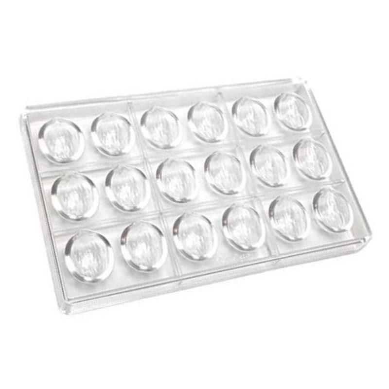 Molde Policarbonato Bombón 18 Nueces - 37x29x17.5Mm - MA1035-0