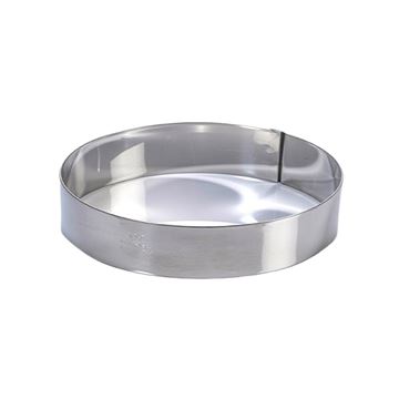 Molde Redondo Acero Inox - D 22 H 2,5Cm - 1H25X22-0