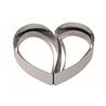 Kit Moldes Acero Inox Tarta Corazón - 19x19x4Cm - 35KITH4X19-0