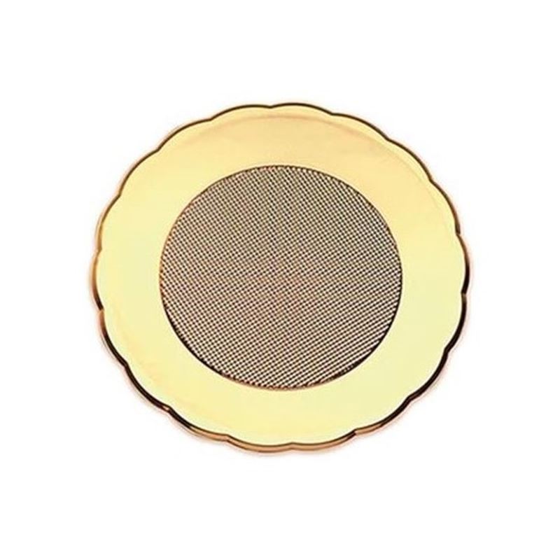 Bandejas Plástico Dorado Pasteles D 24Cm - 120Uds - 021008240