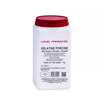 Gelatina Porcina Polvo - 1Kg - 732A  _Gelantina porcina- LouisFrancois