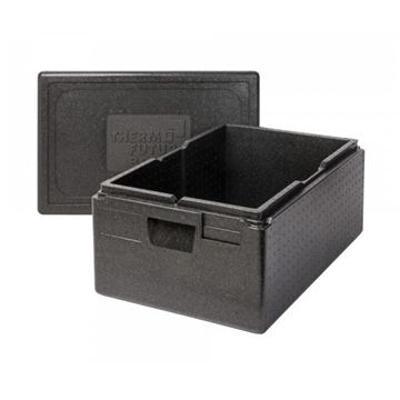 Contenedor Isotérmico GN 1/1 Premium Negro - 538x337x217Mm - 10043-1