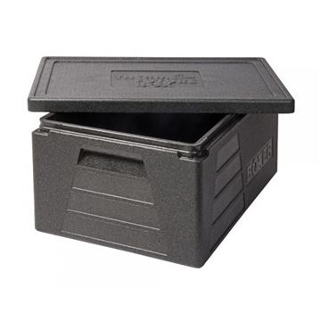Contenedor Isotérmico Boxer Negro - 540x340x230Mm - 10383-1