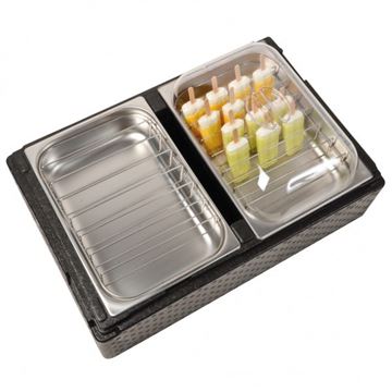 Contenedor Isotérmico Ice Box +2 Negro - 360x250x150Mm - 13413-4