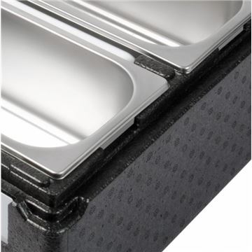 Contenedor Isotérmico Ice Box +3 Negro - 360x165x150Mm - 13433-4