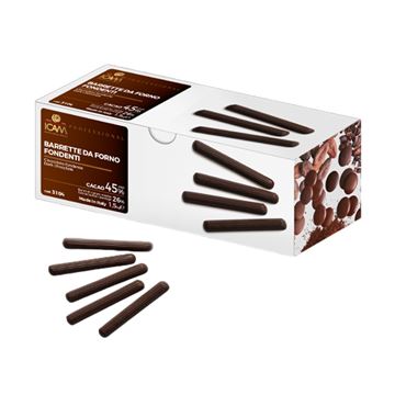Barritas Chocolate Negro 45% Hornear - 1,5Kg - 3104B-0