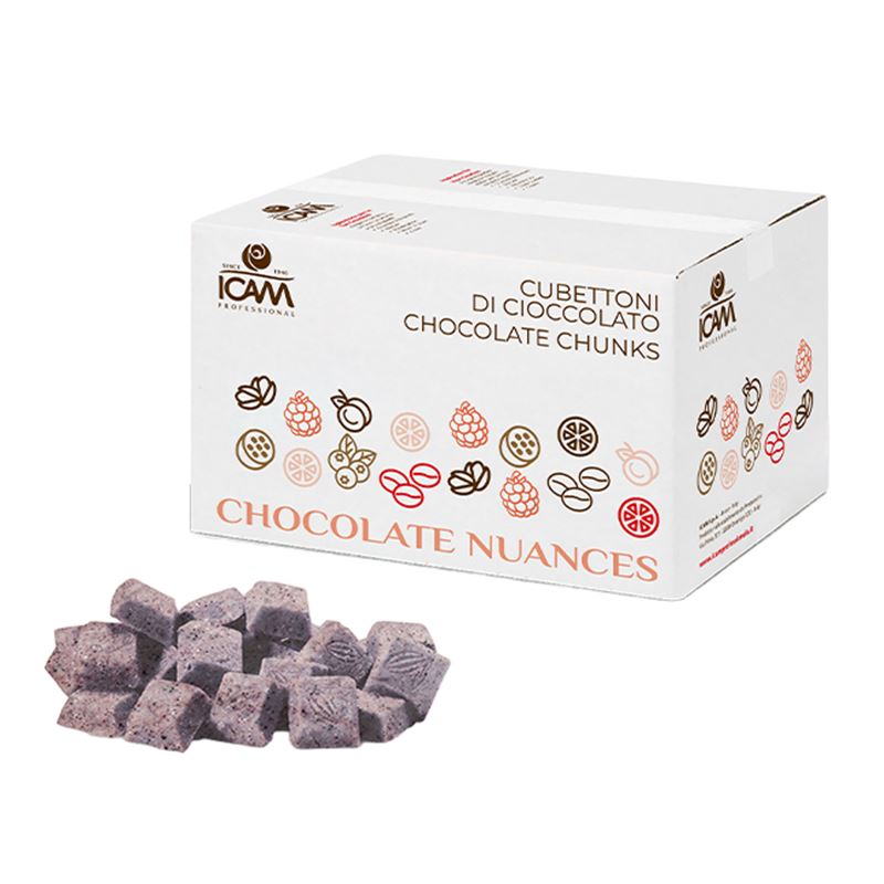 Cubitos Chocolate Blanco Arándanos - 1x4Kg - 8119-0