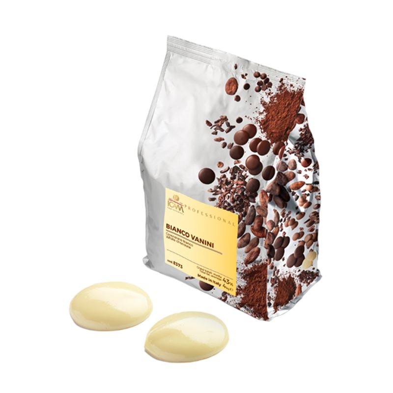 Chocolate Blanco Vanini 35% Cacao - 1x4Kg - 8373B-0