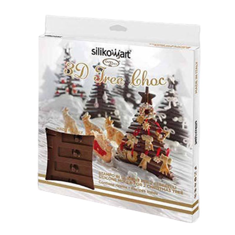 Molde Silicona 2 Árboles 3D - D 130Mm H 172.5Mm - 22151770065-0 Molde Silicona 2 Árboles 3D - D 130Mm H 172.5Mm - 22151770065-0