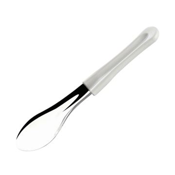 Espátula Heladería Acero Inox Mango Blanco - 26Cm - P71BL