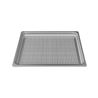 Bandeja Horno Acero Inox Perforado Vapor Fritos - 46x32x3Cm - GRP350