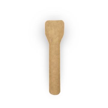 Cucharitas Helado Papel Kraft - 6.000Uds - Cucharita papel kraft.