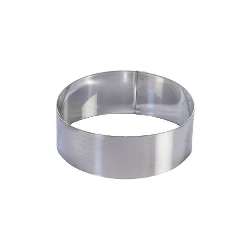 Molde Redondo Acero Inox - D 10 H 2Cm - 1H2X10_1