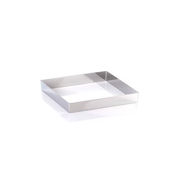 Molde Cuadrado Acero Inox - 182x182x30Mm - 5H3X18_01