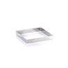 Molde Cuadrado Acero Inox - 182x182x30Mm - 5H3X18_01