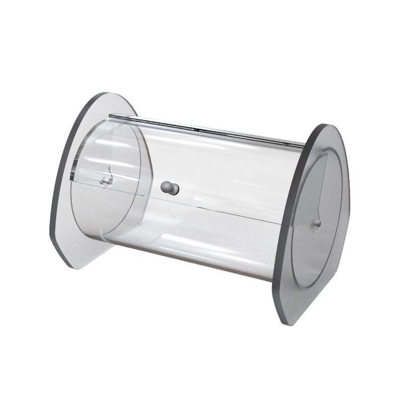 Porta Cucharitas Helado Cilindro Satinado 26x22x21Cm - AG00606-0