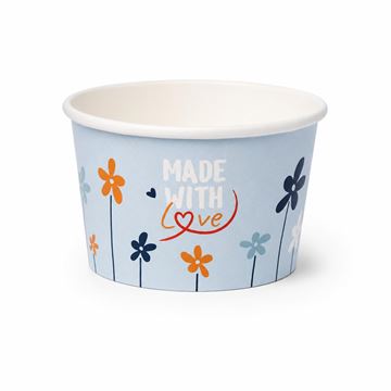 Tarrina Helado Amabile 120cc - 2.000Uds - AMABILE AZUL 1.