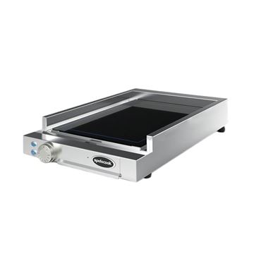 Plancha Spidoflat Standard Negra Lisa Manual - 2,5Kw - SP200-0