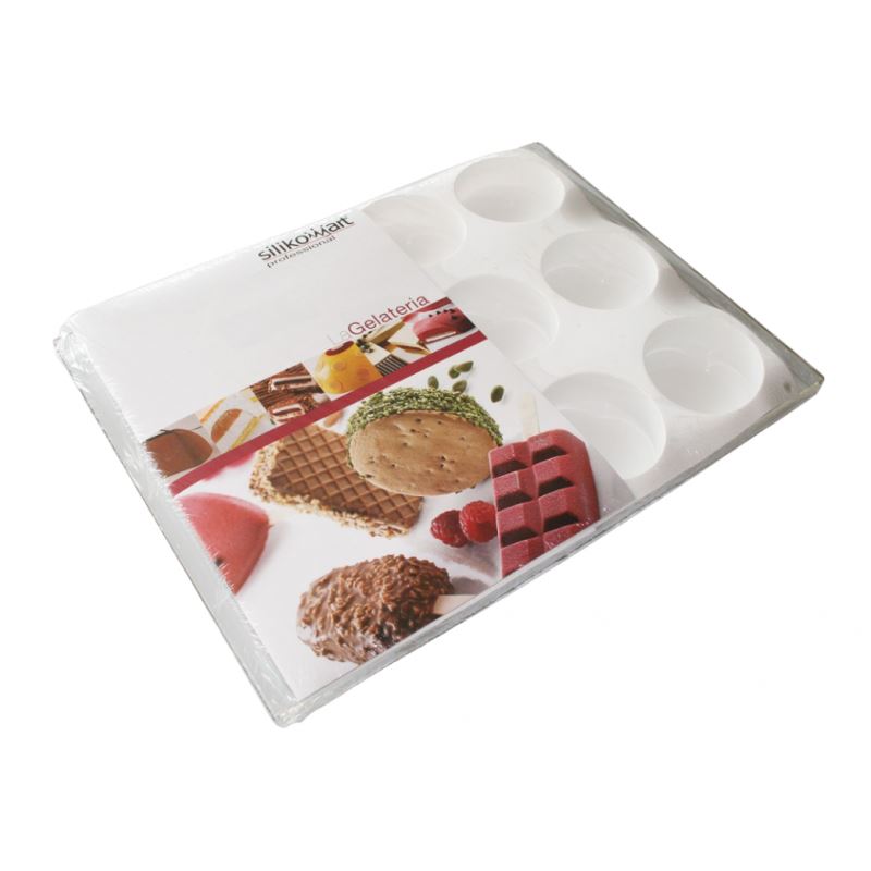 Kit Moldes Silicona 12 Galletas Helado Bisc02 - D 76.5Mm H 25Mm - 25.120.87.0098_0