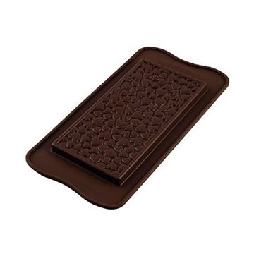Molde Silicona Tableta Chocolate Corazones Love - 155x76x8,5Mm - 22.138.77.0065_1