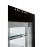 Vitrina Vertical Cosmo Negro Bt/T 900 Nofrost - 660x900x1954Mm - CMBT900-NG-1