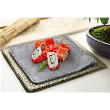Bandejas Stone Plástico Piedra Gris 24x24Cm - 80Uds - 271008240-1