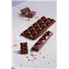 Molde Policarbonato 3 Tabletas Chocolate Relieve Pirámide- 138x72x11Mm - MA2009-1