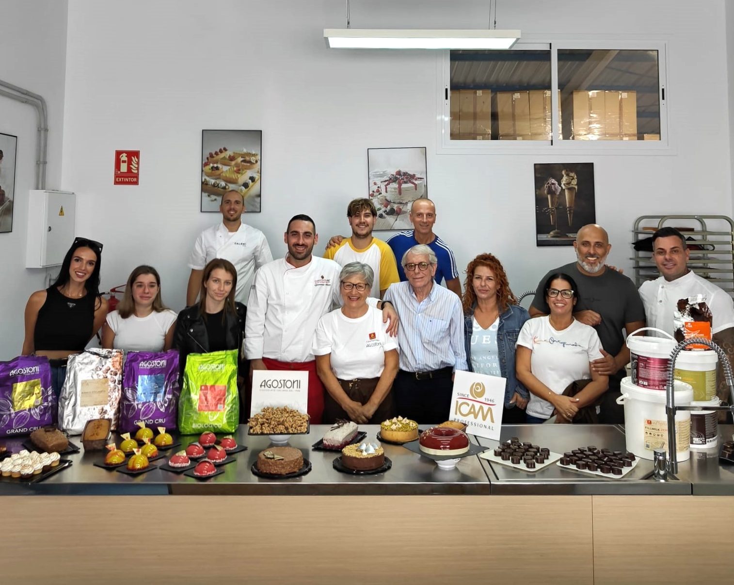 Participantes curso chocolatería