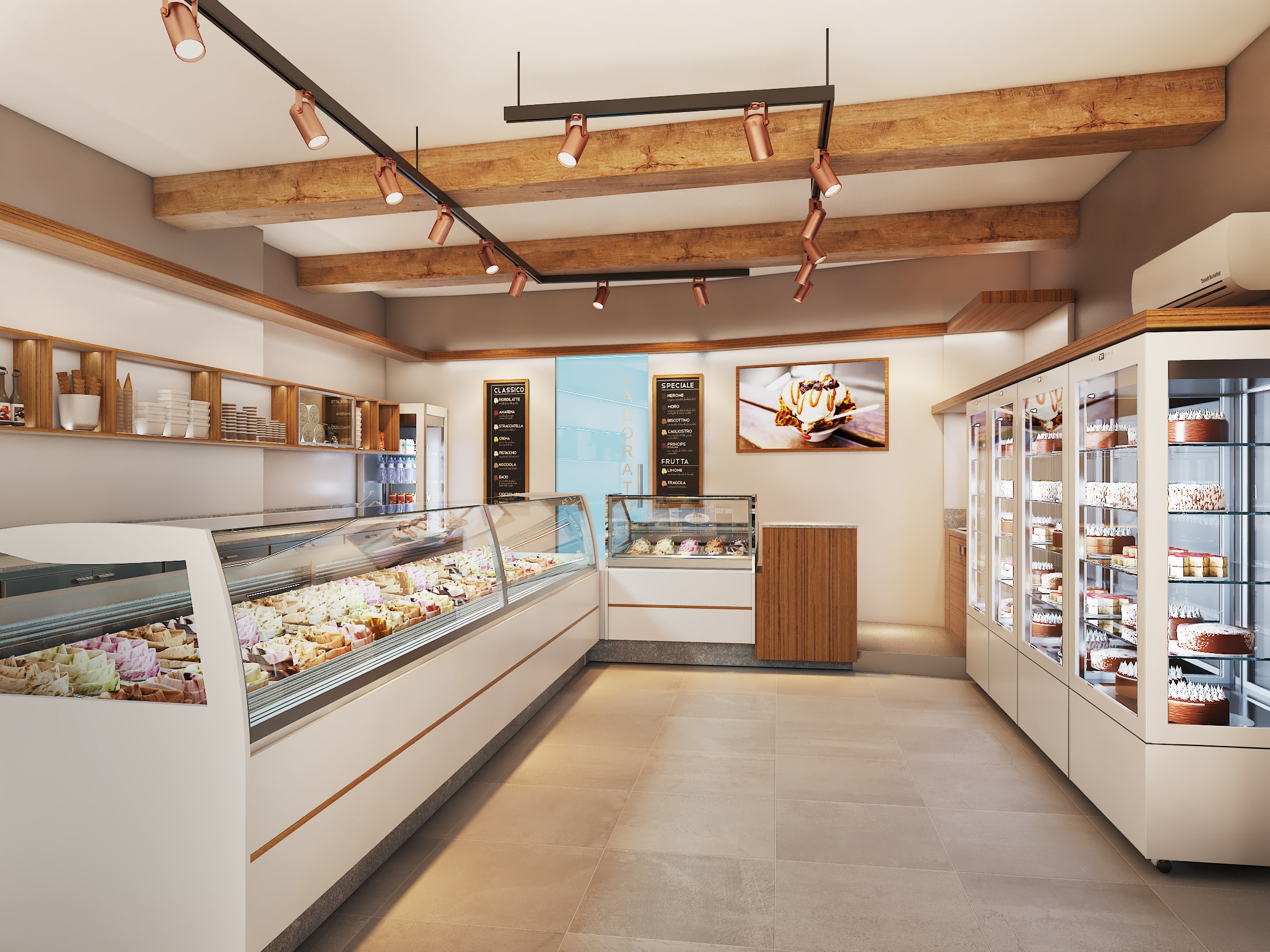 Mobiliario Frigogelo para heladerías en Canarias